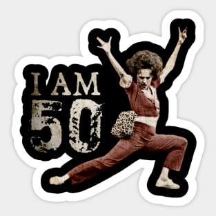 Sally O'Mally I am 50 Sticker